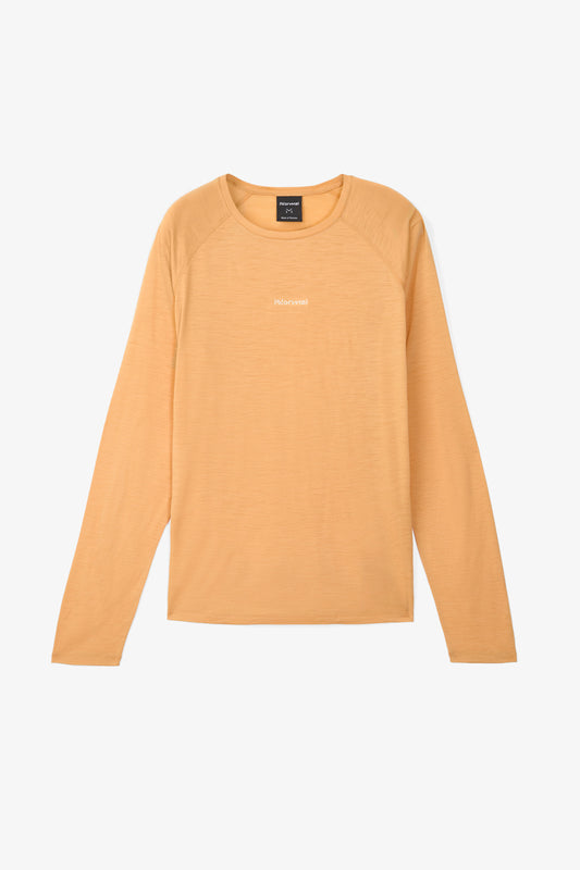NNormal Men Merino Long Sleeve 02 Orange by Nnormal