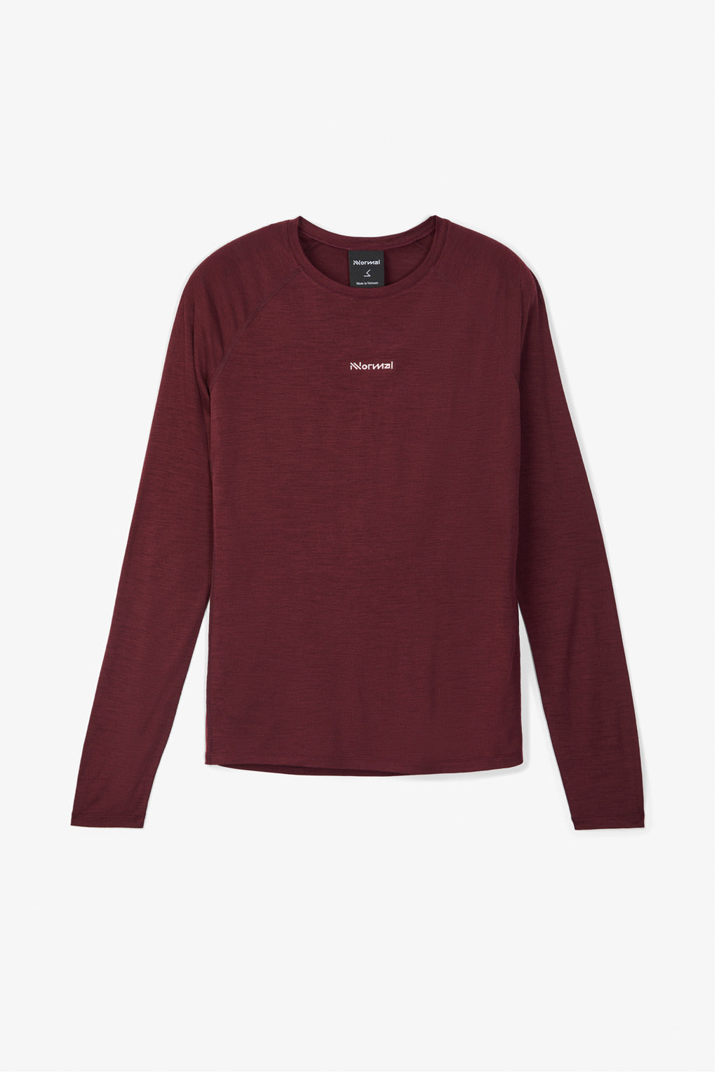 NNormal Women Merino Long Sleeve 02 W Burgundy  by Nnormal