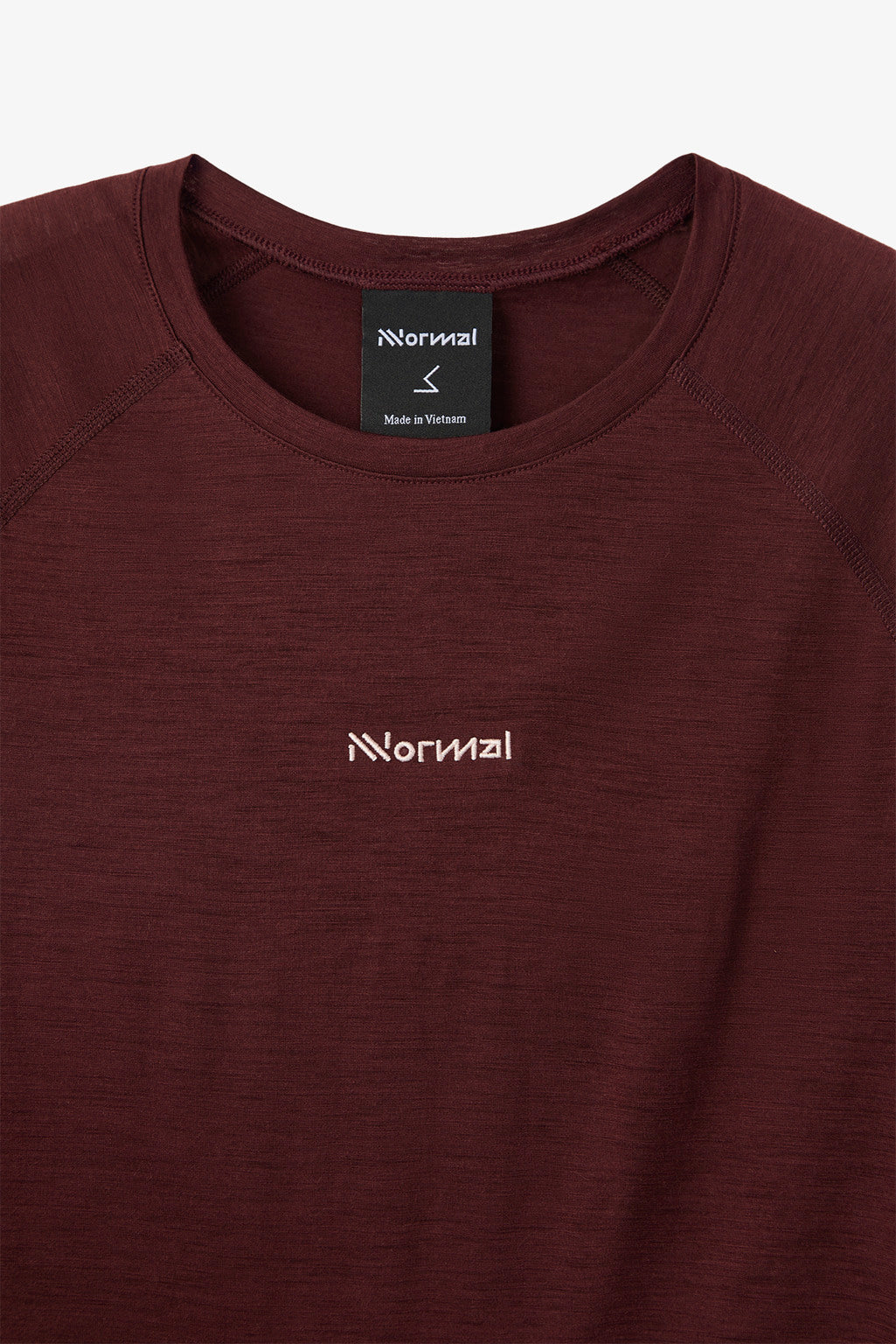 NNormal Women Merino Long Sleeve 02 W Burgundy  by Nnormal