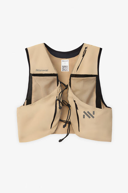 NNormal Women Modular Trail Vest Beige  by Nnormal