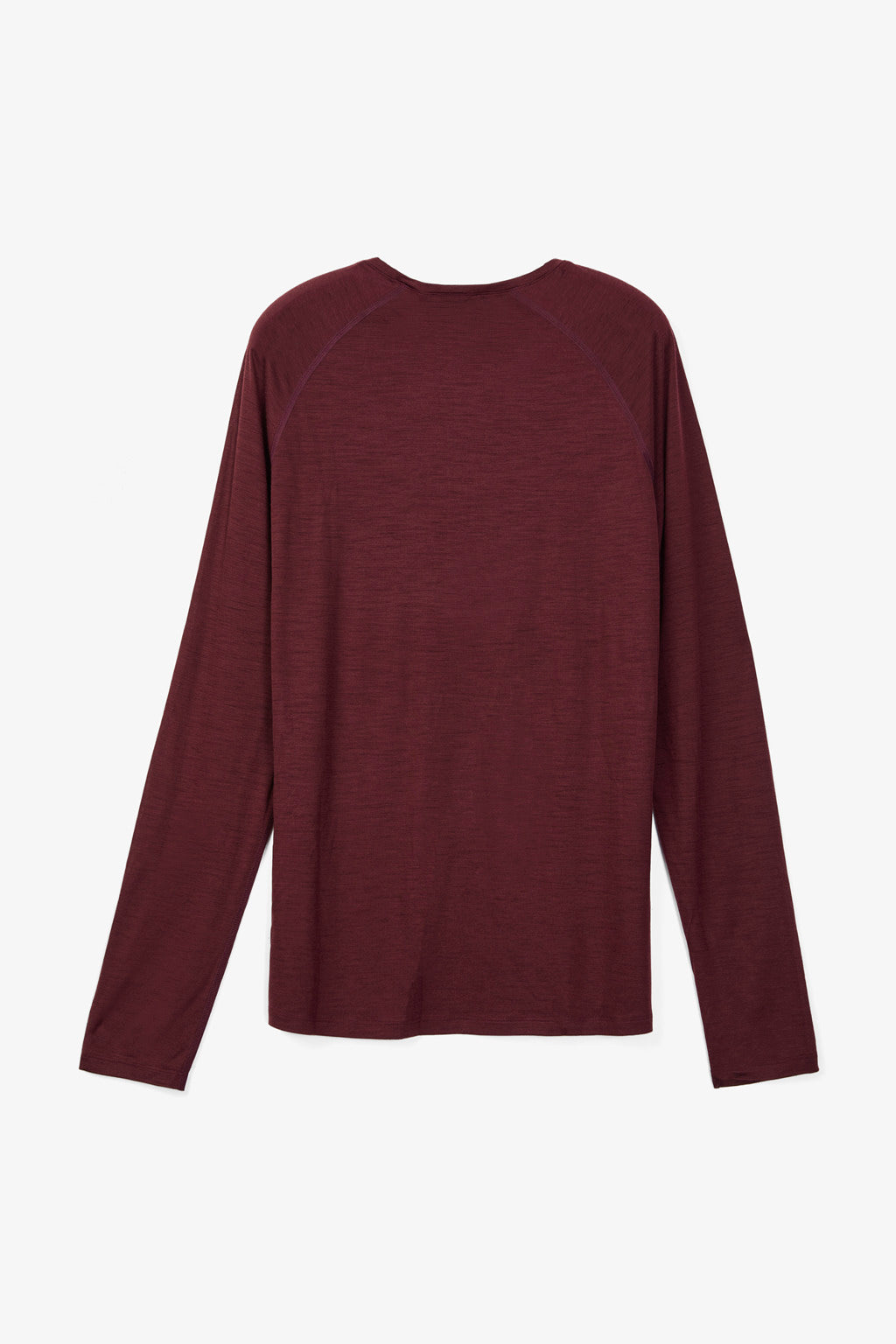 NNormal Men Merino Long Sleeve 02 Burgundy  by Nnormal