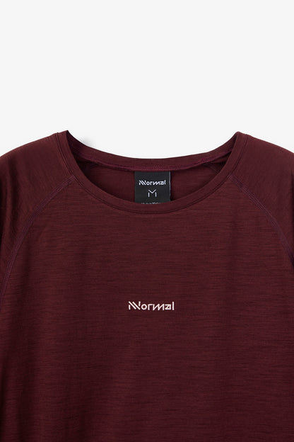 NNormal Men Merino Long Sleeve 02 Burgundy  by Nnormal