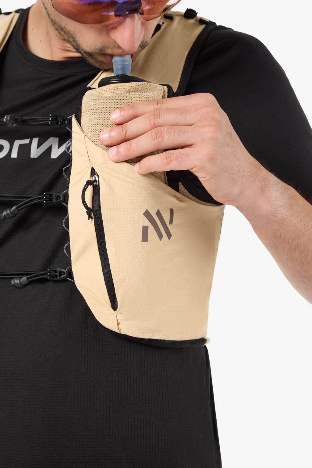 NNormal Men Modular Trail Vest Beige  by Nnormal