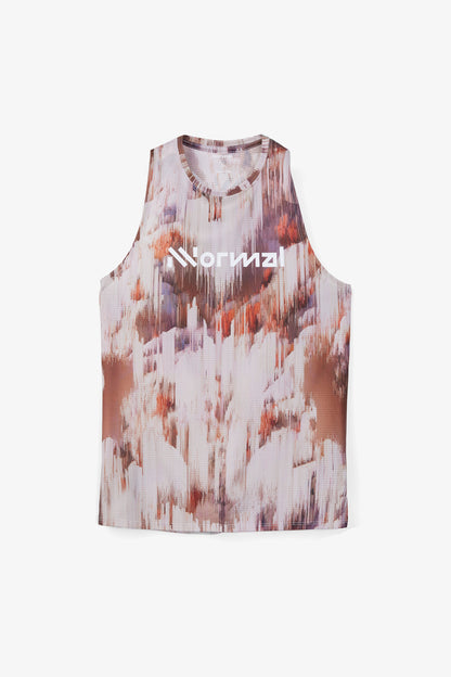 NNormal Women Race Tank 02 W Fade Print  by Nnormal