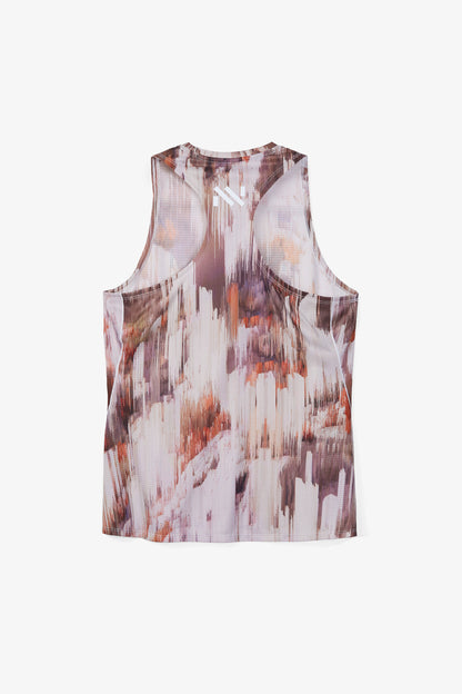 NNormal Women Race Tank 02 W Fade Print  by Nnormal
