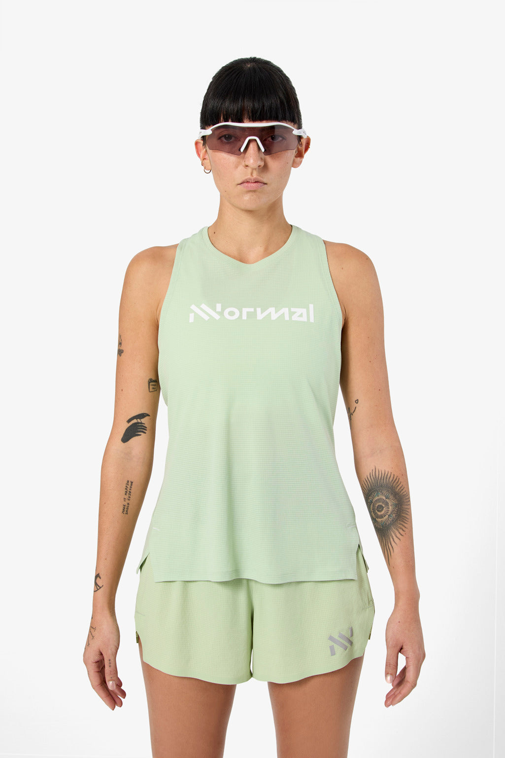 NNormal Women Race Tank 02 W Green  by Nnormal