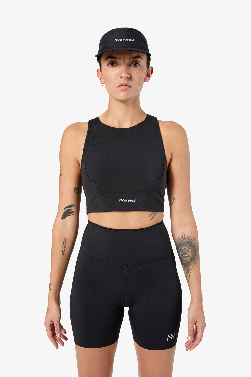 NNormal Women Trail Crop Top 02 W Black  by Nnormal