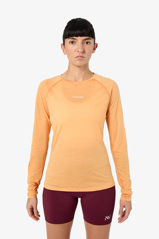 NNormal Women Merino Long Sleeve 02 W Orange  by Nnormal