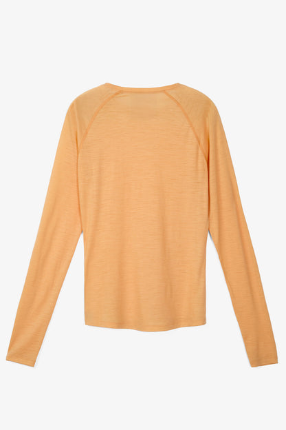 NNormal Women Merino Long Sleeve 02 W Orange  by Nnormal