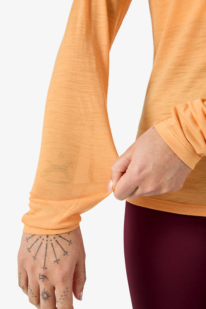 NNormal Women Merino Long Sleeve 02 W Orange  by Nnormal