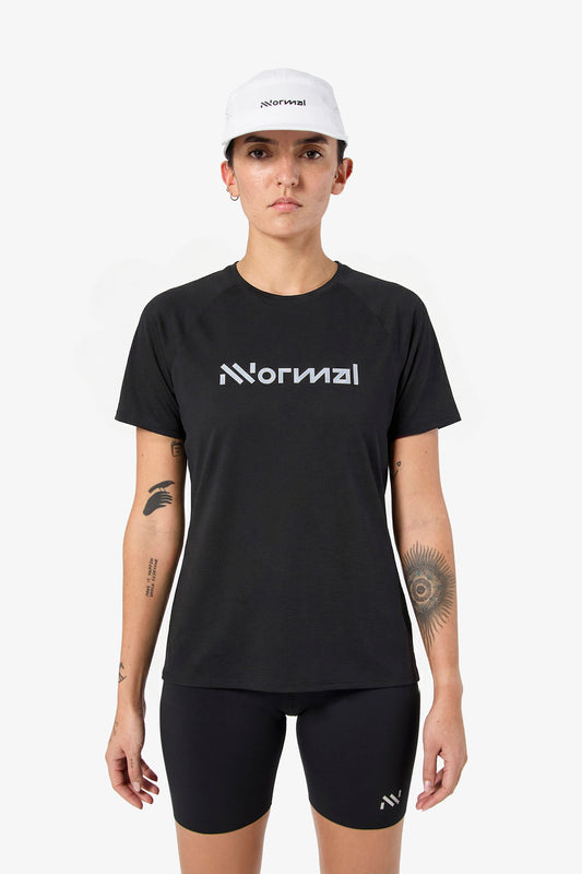NNormal Women Race T-shirt 02 W Black  by Nnormal