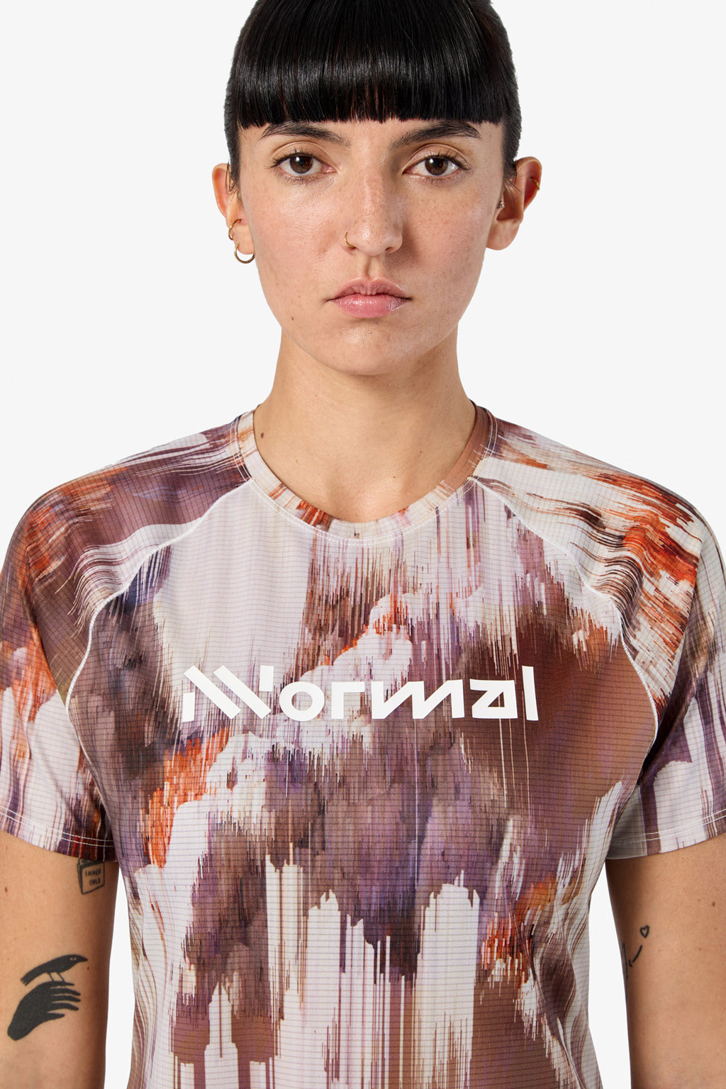 NNormal Women Race T-shirt 02 W Fade Print  by Nnormal
