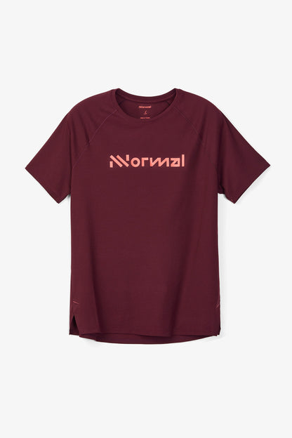 NNormal Women Race T-shirt 02 W Burgundy  by Nnormal