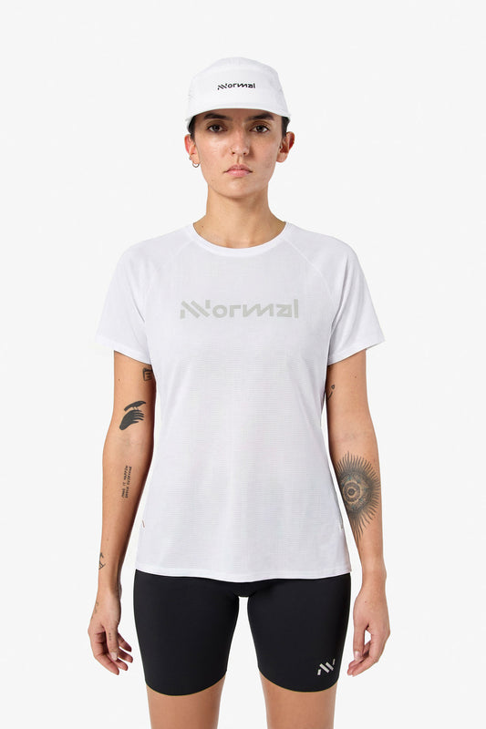 NNormal Women Race T-shirt 02 W White  by Nnormal