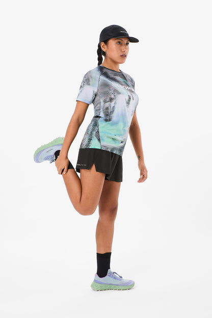 NNormal Women Race T-Shirt W Nature AI Print  by Nnormal