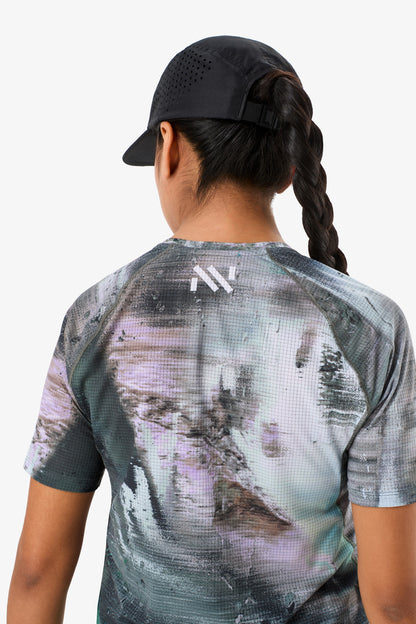 NNormal Women Race T-Shirt W Nature AI Print  by Nnormal