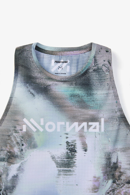 NNormal Women Race Tank W Nature AI Print  by Nnormal