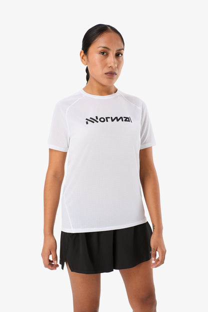 NNormal Women Race T-Shirt NN W White  by Nnormal