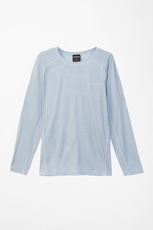 NNormal Women Women's Merino Long Sleeve T-shirt Blue  by Nnormal