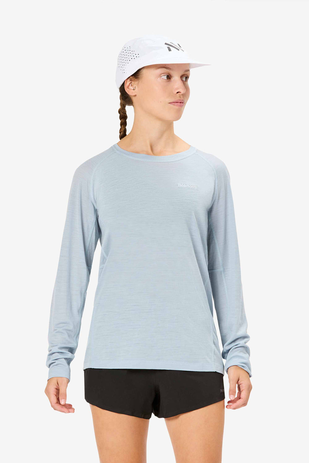 NNormal Women Women's Merino Long Sleeve T-shirt Blue  by Nnormal