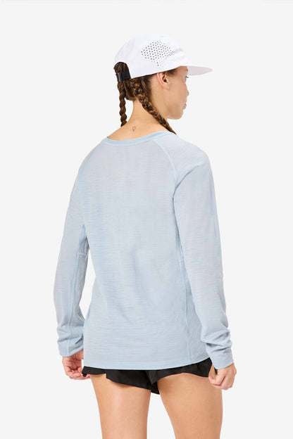 NNormal Women Women's Merino Long Sleeve T-shirt Blue  by Nnormal