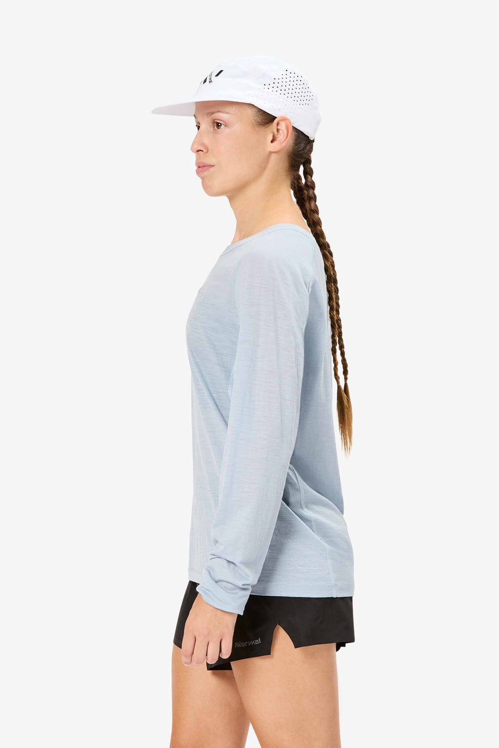 NNormal Women Women's Merino Long Sleeve T-shirt Blue  by Nnormal