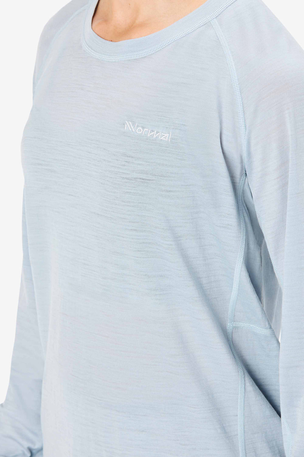 NNormal Women Women's Merino Long Sleeve T-shirt Blue  by Nnormal