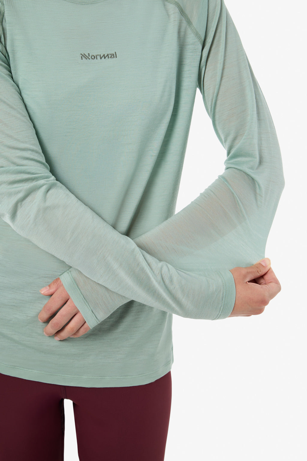 NNormal Women Merino Long Sleeve 02 W Green  by Nnormal