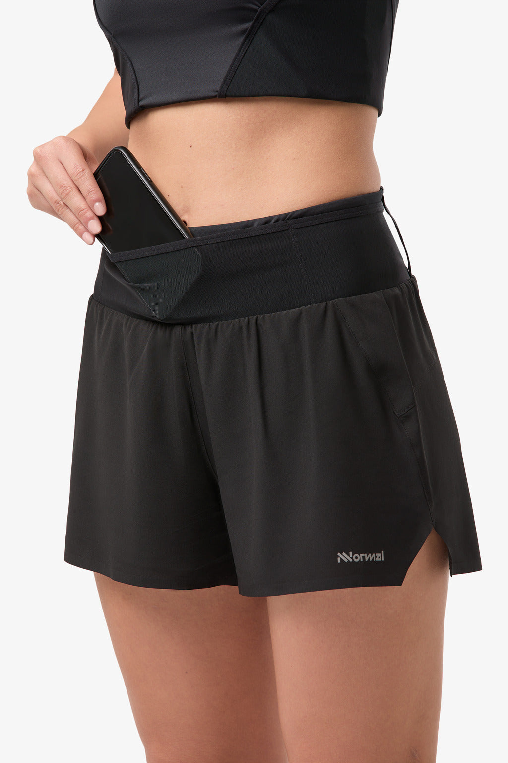 NNormal Women Race Shorts W Black  by Nnormal