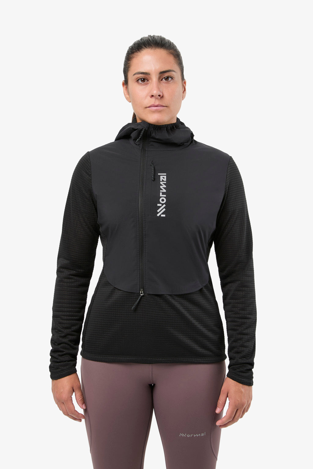 NNormal Women Tech Hoodie W Black  by Nnormal