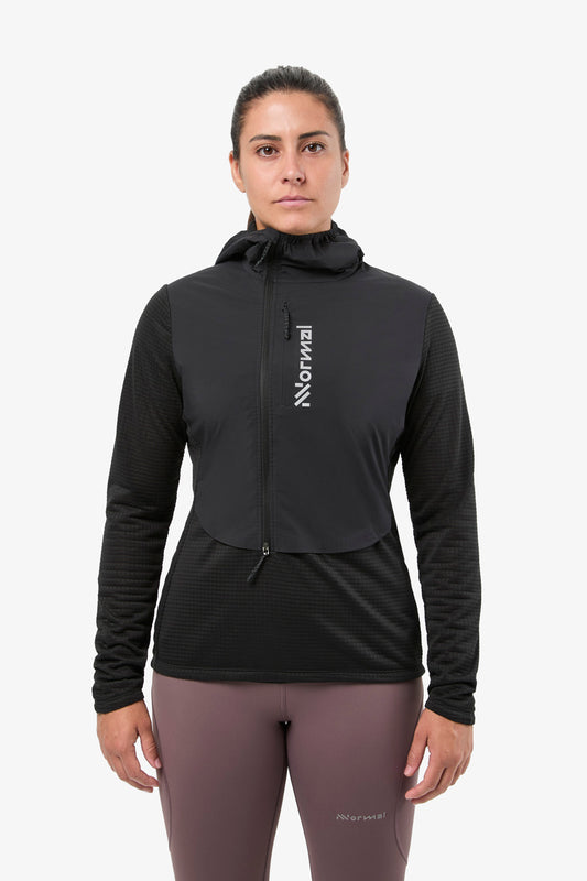 NNormal Women Tech Hoodie W Black  by Nnormal