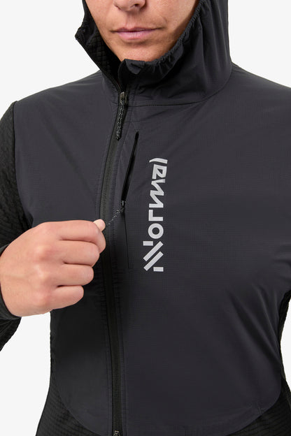 NNormal Women Tech Hoodie W Black  by Nnormal