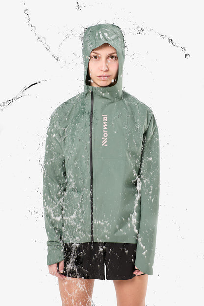 NNormal Women Trail Rain Jacket W Green  by Nnormal