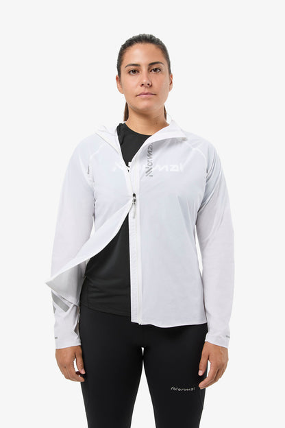 NNormal Women Trail Wind Jacket W White  by Nnormal
