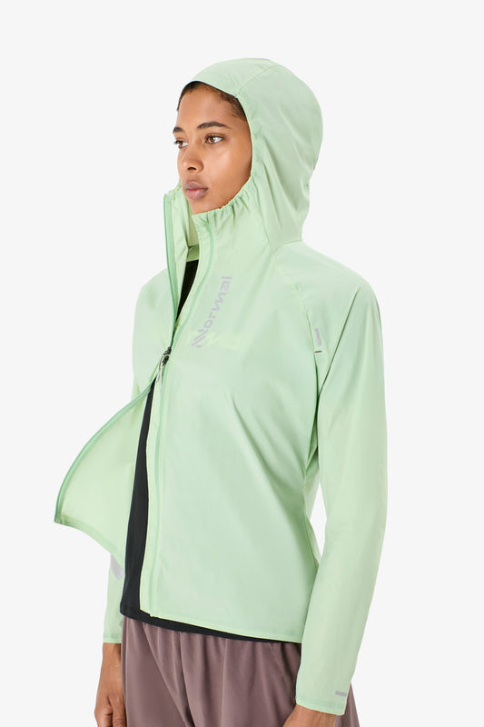 NNormal Women Trail Wind Jacket W Light Green  by Nnormal