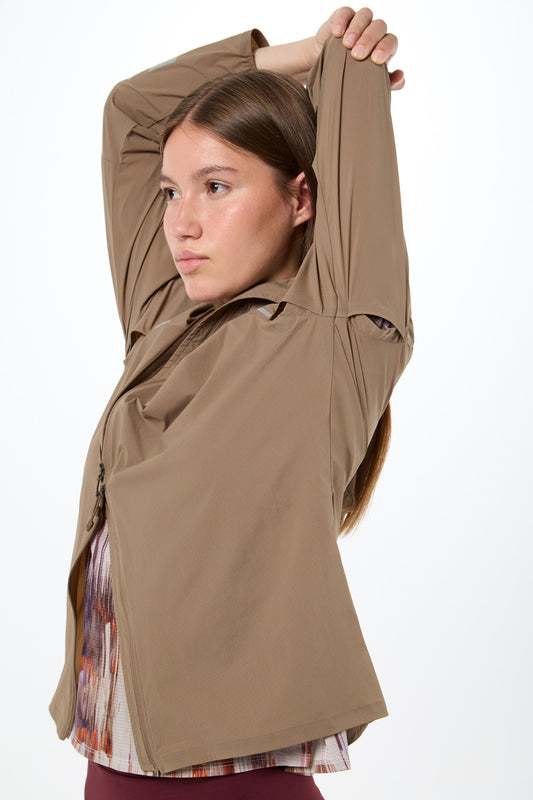 NNormal Women Trail Wind Jacket W Light Brown  by Nnormal