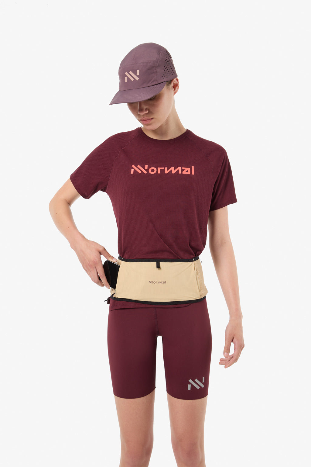 NNormal Women Trail Run Belt Beige  by Nnormal