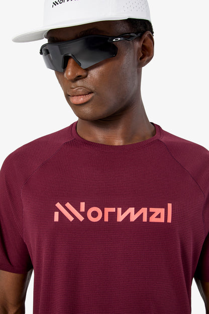NNormal Men Race T-shirt 02 Burgundy  by Nnormal