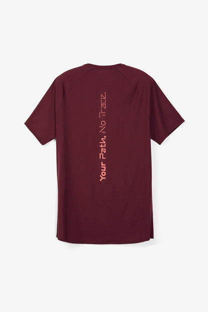 NNormal Men Race T-shirt 02 Burgundy  by Nnormal