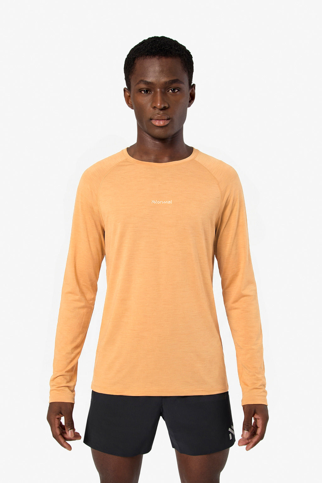 NNormal Men Merino Long Sleeve 02 Orange  by Nnormal