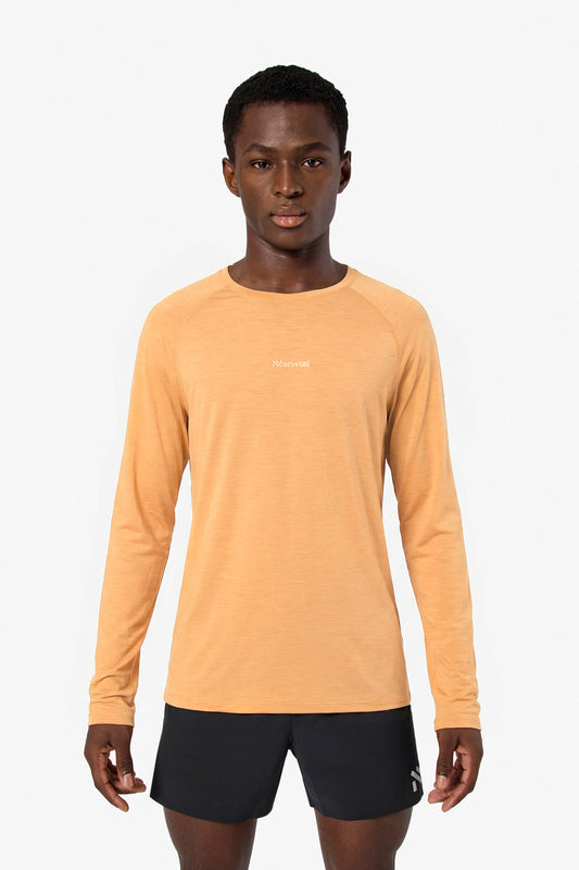 NNormal Men Merino Long Sleeve 02 Orange  by Nnormal