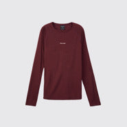 Merino Long Sleeve 02 Burgundy,S