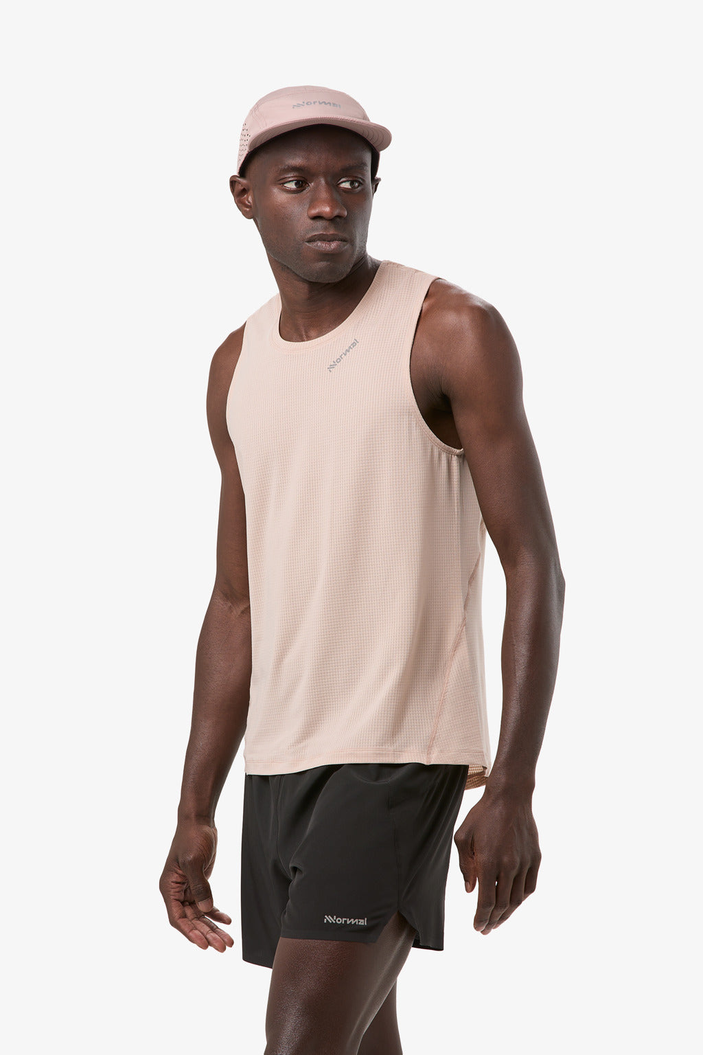 NNormal Men Race Tank Dusty Pink  by Nnormal