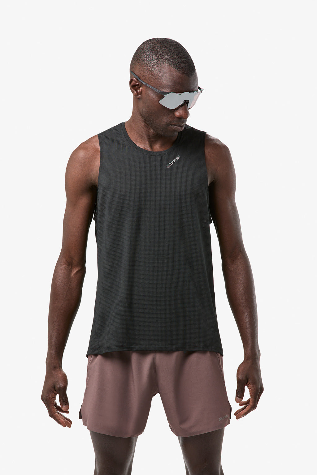 NNormal Men Race Tank Black  by Nnormal