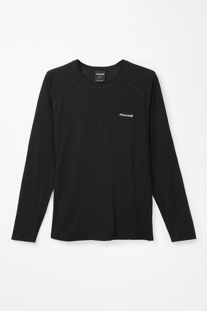 NNormal Men Men's Merino Long Sleeve T-shirt Black  by Nnormal