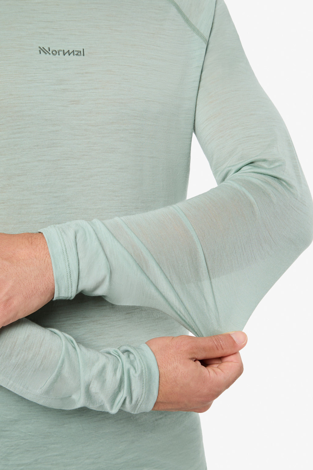 NNormal Men Merino Long Sleeve 02 Green  by Nnormal