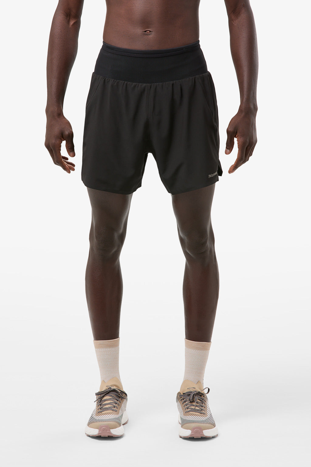 NNormal Men Race Shorts Black  by Nnormal