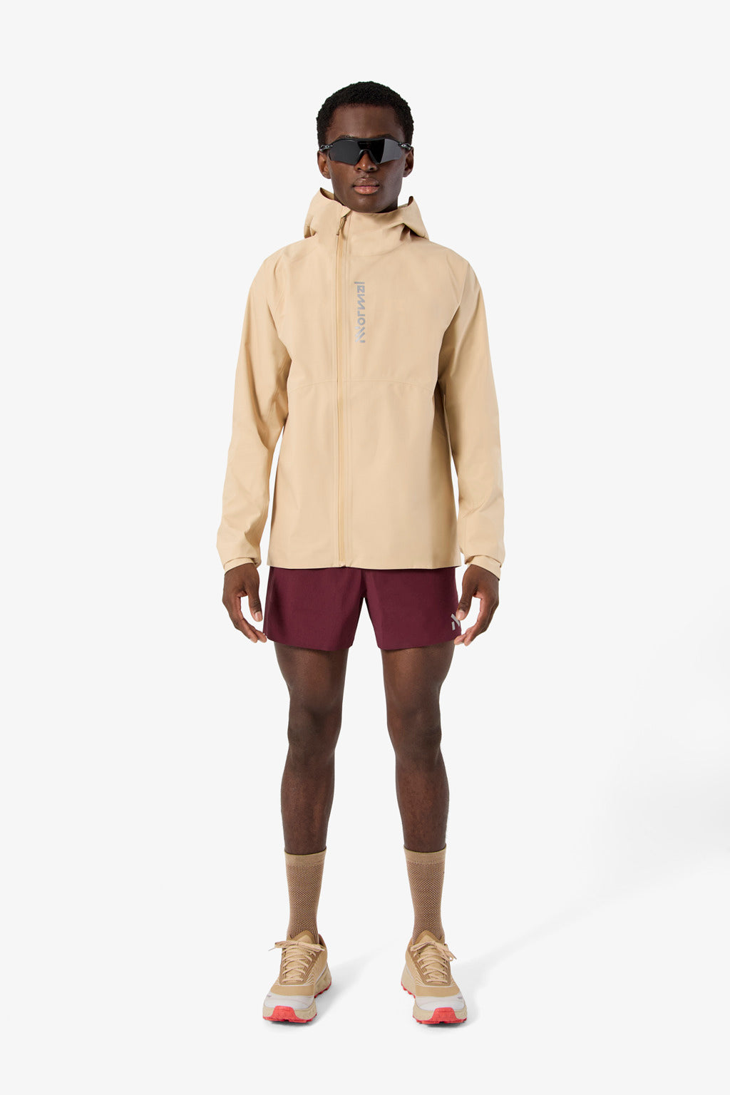 NNormal Men Trail Rain Jacket 02 Beige  by Nnormal