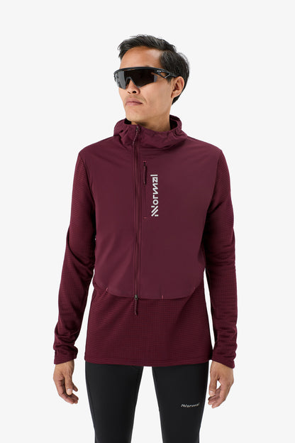 NNormal Men Tech Hoodie Port Vermut  by Nnormal