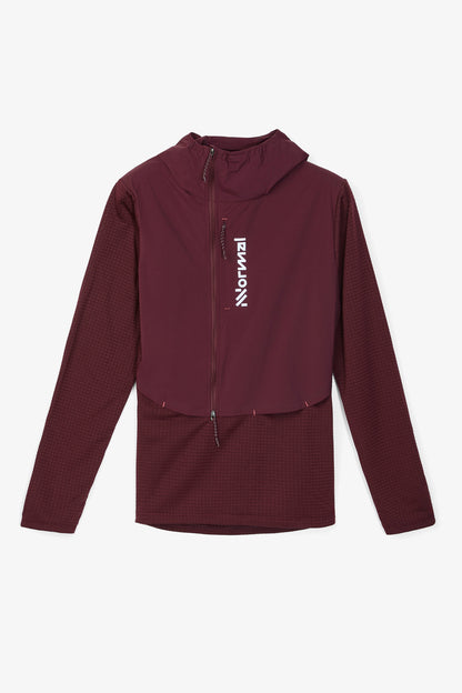 NNormal Men Tech Hoodie Port Vermut  by Nnormal
